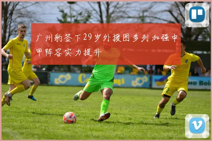 广州豹签下29岁外援图多列加强中甲阵容实力提升
